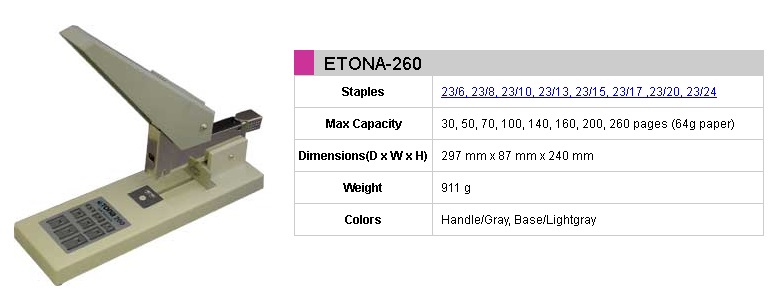 etona stapler