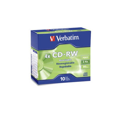 VERBATIM CD-RW 4X 74MIN FIK