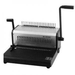 BOX Manual Comb BX-2501 Binding Machine - Binds 400 Sheets, Punches 25
