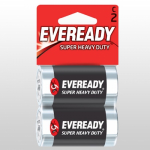 EVEREADY HEAVY DUTY BATTERY SIZE C 2's/CARD  (15C/BOX)
